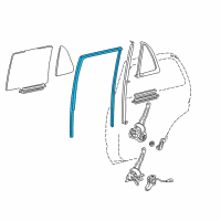 OEM Toyota 4Runner Run Channel Diagram - 68142-35011