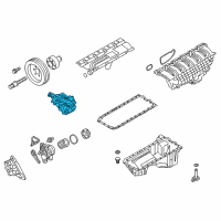 OEM BMW 435i xDrive Oil Pump Diagram - 11-41-7-613-549