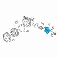 OEM 2020 Chevrolet Colorado Water Inlet Diagram - 12650241