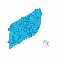 OEM Ford Edge Fan Assembly Diagram - CT4Z-8C607-B