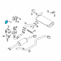 OEM Ford Fiesta Catalytic Converter Gasket Diagram - CM5Z-9450-A
