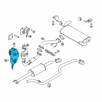 OEM 2017 Ford Fiesta Converter Shield Diagram - CM5Z-9N454-D