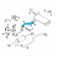 OEM 2018 Ford Focus Front Pipe Diagram - AV6Z-5246-A