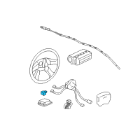 OEM Chevrolet Express Side Sensor Diagram - 13502578