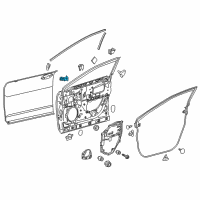 OEM 2018 Lexus RX350 Seal, Front Door Vent Diagram - 67837-0E050