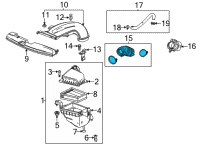 OEM Buick Encore GX Outlet Duct Diagram - 60005070