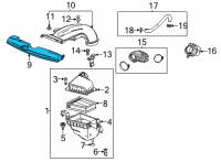 OEM 2022 Chevrolet Trailblazer BAFFLE ASM-INT AIR Diagram - 60002343