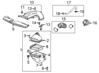 OEM Buick Encore GX PCV Tube Clamp Diagram - 55497093