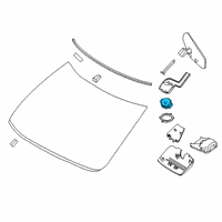 OEM 2019 Infiniti QX60 Sensor-Rain Diagram - 28536-3NF7A