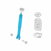 OEM 2009 Ford Flex Shock Diagram - CA8Z-18125-A