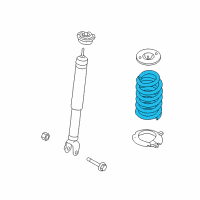 OEM 2017 Ford Flex Coil Spring Diagram - DA8Z-5560-C