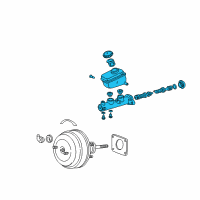 OEM 2002 Lexus IS300 Cylinder Sub-Assy, Brake Master Diagram - 47201-53180