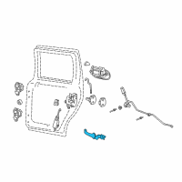 OEM 2003 Ford Expedition Handle, Inside Diagram - 6L1Z-7821819-B