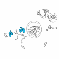 OEM Lexus LX570 Switch Assembly, Transmission Diagram - 84610-48050