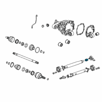 OEM Chevrolet Camaro Boot, Propeller Shaft Slip Yoke Diagram - 92228332