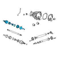 OEM Chevrolet Camaro Outer Joint Assembly Diagram - 92228306