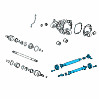 OEM 2014 Chevrolet Camaro Propeller Shaft Diagram - 92237000