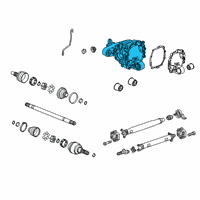OEM 2015 Chevrolet Camaro Differential Assembly Diagram - 22928326