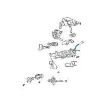 OEM Dodge Dakota Lever-Gearshift Diagram - 55366748AC