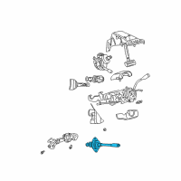 OEM Dodge Steering Column Intermediat Shaft Diagram - 55351235AB