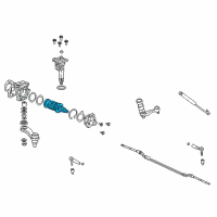 OEM 2001 GMC Sierra 2500 Valve Asm, Steering Gear Diagram - 26079882