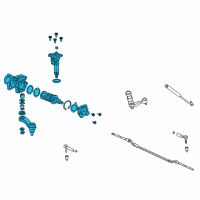OEM Cadillac Escalade EXT Gear Kit, Steering (Remanufacture) Diagram - 19330428