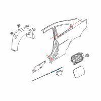 OEM BMW Bowden.Cable, Centr.Lock.Syst., Fill-In Flap Diagram - 51-25-7-009-442