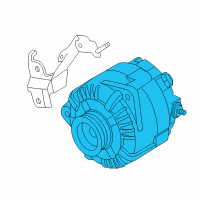 OEM 2009 Nissan Maxima Reman Alternator Assembly Diagram - 2310M-JA11BRW