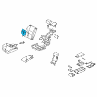 OEM 2009 Infiniti M45 Heater Unit Assy-Rear Seat Back Diagram - 88635-EG67A