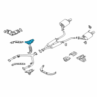 OEM Infiniti M45 INSULATOR-Heat, Front Tube Upper Diagram - 20516-EG303