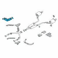 OEM 2010 Infiniti G37 Three Way Catalytic Converter Diagram - B08B3-1MD0B