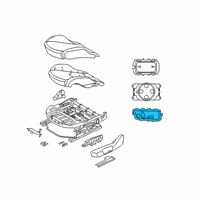 OEM Toyota GR Supra Switch Diagram - 84070-WAA07