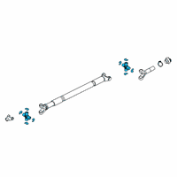 OEM 2020 Lincoln Aviator U-Joint Diagram - L1MZ-4635-A