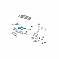 OEM 2009 Lexus RX350 Windshield Wiper Arm Assembly, Left Diagram - 85221-0E010