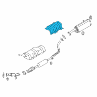 OEM 2011 Kia Soul Protector-Heat Rear Diagram - 287932K000