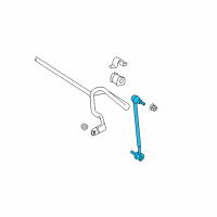 OEM 2018 Lexus ES300h Link Assy, Front Stabilizer Diagram - 48820-06050