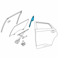 OEM 2020 Nissan Murano Corner Assy-Rear Door, RH Diagram - 82234-5AA0E