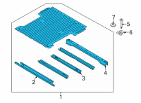 OEM 2021 Ford F-150 PAN ASY - FLOOR Diagram - ML3Z-9611215-A