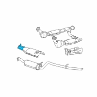 OEM 1998 Ford Expedition Exhaust Shield Diagram - XL1Z5N207BA