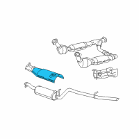 OEM 1997 Ford Expedition Exhaust Shield Diagram - F75Z5290BB