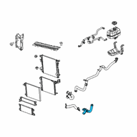 OEM Jeep Gladiator Hose-Radiator Outlet Diagram - 68282210AA