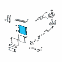 OEM 2018 Jeep Wrangler Radiator-Engine Cooling Diagram - 68314786AC