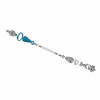 OEM 2002 Honda S2000 Boot Set, Outboard Diagram - 42018-S2A-030