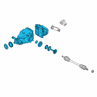 OEM 2015 BMW X1 Differential Diagram - 33-10-7-592-937