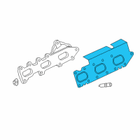 OEM Ford Expedition Manifold Gasket Diagram - HL7Z-9448-B