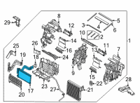 OEM 2022 Kia Carnival Core & Seal Assembly-HEA Diagram - 97138R0000