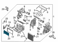OEM 2022 Kia Carnival PTC HEATER Diagram - 97192N9000