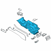OEM Lincoln SUPPORT ASY - CONSOLE Diagram - LC5Z-78045B30-AA
