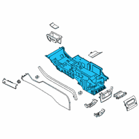 OEM 2020 Lincoln Aviator SUPPORT ASY - CONSOLE Diagram - LC5Z-78045B30-AA