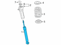 OEM Lexus NX250 ABSORBER ASSY, SHOCK Diagram - 48530-79355